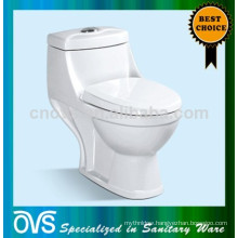 P-trap and S-trap Standard Toilet Size Washdown One Piece Toilet